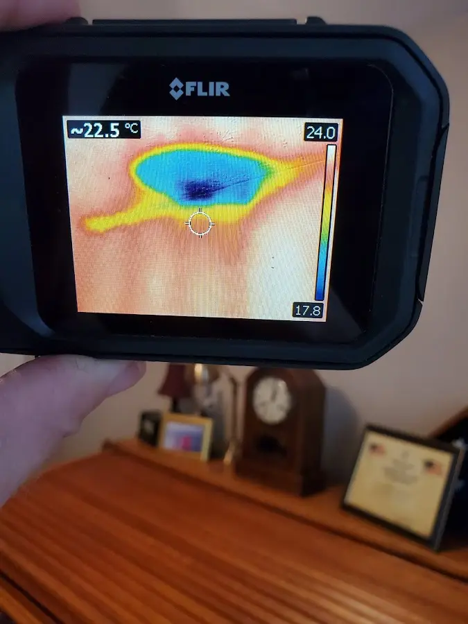 Thermal imaging inspection for water damage in Troy